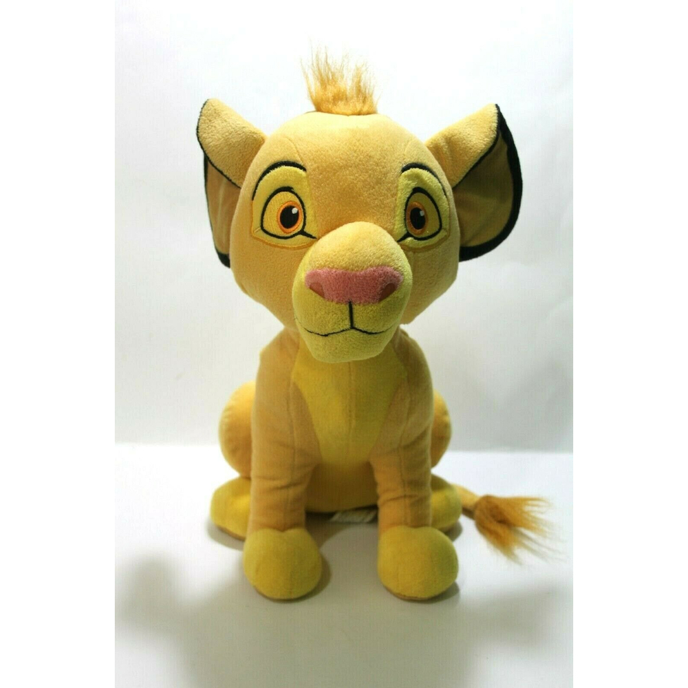 Disney Young Simba Lion King Plush Stuffed Animal 14" Sitting